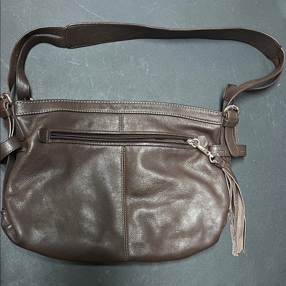 Stone Mountain Brown Leather Shoulder Bag